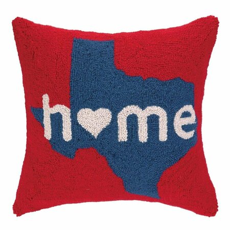 PUESTA EN ESCENA 18 x 18 in. Home In Texas Poly-Filled Hook Pillow PU3685838